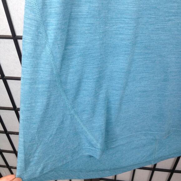 Terra & Sky Short Sleeve Blue V-Neck T-Shirt 14W - Picture 5 of 6